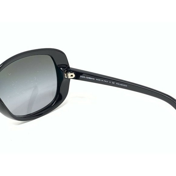 Dolce & Gabbana D&G 8075 501/T3 SUNGLASSES 58 [] 16 Black Frame Scratched Lenses main image 8